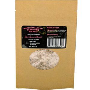 2 Pack - Organic Pink Himalayan Sea Salt Blend with Garlic, Onion & Oregano
